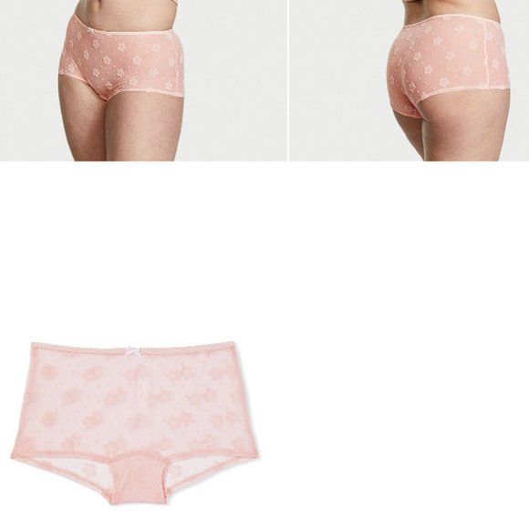 VS Shortie Panty Pink with Daisies NWT - Picture 3 of 13